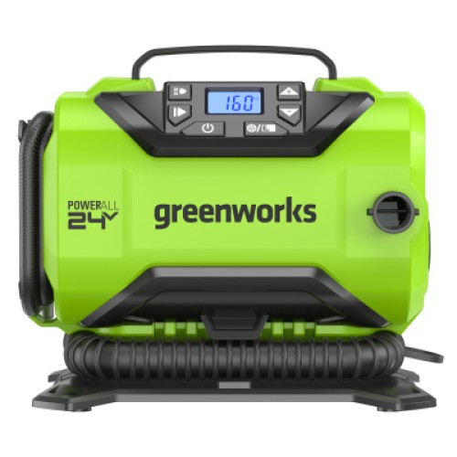 Компрессор автомобильный аккум. Greenworks 24V ACG301