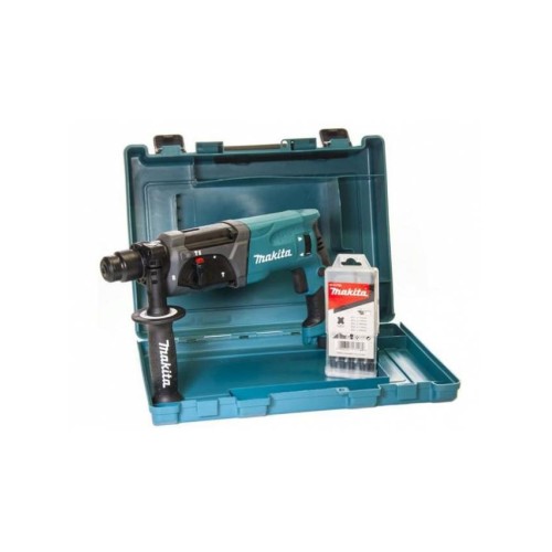 Перфоратор MAKITA HR2470 Х15 в чем. + набор буров